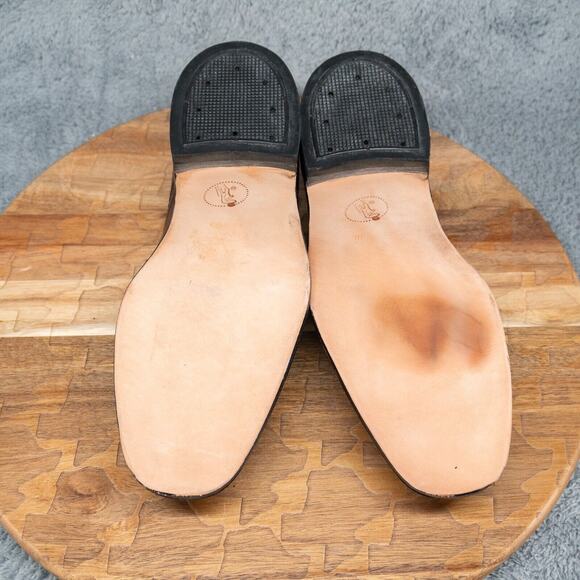 FREEMAN Dark Brown Free-Flex Oxfords Apron Toe Lace-Up Men's 7.5 E - Picture 7 of 8